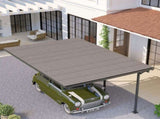 Set of 12 Corrugated Steel Roof Sheet Panels - Grey Wood Effect T3398P377581