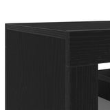 TV Cabinet Black Oak 120 x 35 x 40 cm Engineered Wood 862552