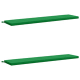 2-Piece Bench Cushions SOEST 2 pcs 100% Polyester Green 949179