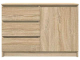 Sideboard with Drawer Sonoma Oak 71x35x65 cm Engineered Wood 861573