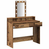 Dressing Table Brown 100 x 41 x 140 cm Engineered Wood 865179