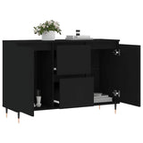 Sideboard Black 101.5x35x70 cm Engineered Wood 827197