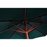 ZNTS Garden Parasol Green 258 cm 40436