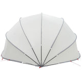Pool Dome Folding Manual Grey and Orange 546 x 516 x 250 cm 42001128