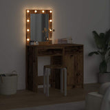 Dressing Table 2 pcs Brown 50 x 41 x 135 cm Engineered wood 3334243