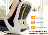 Draughtsman Chair, Mesh Drafting Chair, Ergonomic Office Chair with Flip-up Armrest, Adjustable Foot T3398P344546