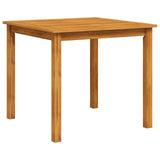5-Piece Garden Dining Set Natural Solid Acacia Wood 3434599