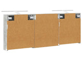 Bathroom Cabinet Set 3 pcs 120 x 10.5 x 60.5 cm Engineered wood 3403739