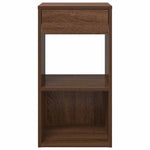 ZNTS Bedside Cabinets with Drawer 2 pcs Brown Oak 35x34x66.5 cm 858726