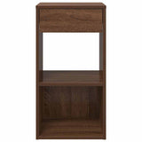 ZNTS Bedside Cabinets with Drawer 2 pcs Brown Oak 35x34x66.5 cm 858726