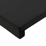 Stair Treads 4 pcs 120 x 25 x 2 cm Black Solid Beech Wood 3446249