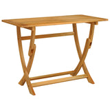 Sydney Rectangle Table Brown 110 x 55 x 75 cm Solid Acacia Wood 42003620