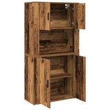 Highboard Old Wood 80 x 33 x 150 cm Engineered Wood 3334336