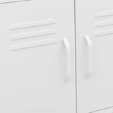 Storage Cabinet White 60x35x56 cm Steel 336269