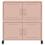 Sideboard Pink 68x39x72 cm Steel 846651