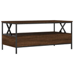 ZNTS Coffee Table Brown Oak 100x51x45 cm Engineered Wood 835303
