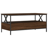 ZNTS Coffee Table Brown Oak 100x51x45 cm Engineered Wood 835303