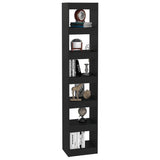 Book Cabinet/Room Divider Black 40x30x198 cm 811638