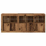 LED Sideboard Old Wood 162 x 37 x 67 cm Engineered Wood 3333110