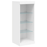 Sideboard with LED Lights White 162x37x100 cm 3209170