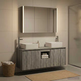 Bathroom Cabinet Set 4 pcs Grey Sonoma Engineered Wood 3406388