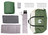 Tunnel Tent Green 370 x 275 x 210 cm Polyester and Steel 42028677