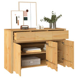 Sideboard Drammen Oak 114 x 43 x 75.5 cm Solid Pine wood 42003038