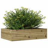 Garden Planter 90x60x23 cm Impregnated Wood Pine 847237