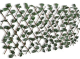 140913 Willow Trellis Fence 5 pcs with Artificial Leaves 180x90 cm