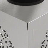 Solar LED Pathway Light 2 pcs Silver Stainless Steel 879790
