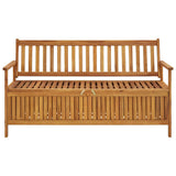Storage Bench Natural wood Solid Acacia Wood Medium Storage Bench 310280