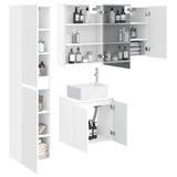 Bathroom Cabinet Set 5 pcs White 53 x 15.5 x 70 cm 3407327
