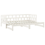 Pull-out Day Bed without Mattress White 2x cm 820228