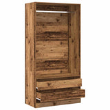 Wardrobe Old Wood 100x50x200 cm Engineered Wood 3318626