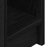 Bedside Cabinets with Drawer 2 pcs Black Oak 20x36x60 cm 858698