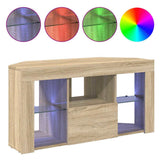 Corner LED TV Cabinet Wall-mounted Sonoma Oak 100 x 40 x 50 cm 889797