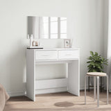 Dressing Table with Mirror White 80x39x80 cm 840702