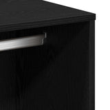 Cosmetic Cabinet Black Oak 80 x 40 x 65 cm Engineered Wood 862788