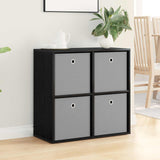 Sideboard with Drawer Black Oak 68.5 x 32 x 67 cm 8000541