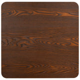 Bistro Table Dark Brown 80X80 cm MDF 286434