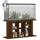 Aquarium Stand Brown Oak 120x40x60 cm Engineered Wood 833598