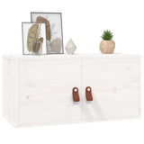 Wall Cabinets 2 pcs White 60x30x30 cm Solid Wood Pine 818368