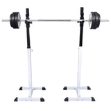 Barbell Squat Rack with Barbell and Dumbbell Set 30.5 kg 275353
