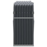 Log Holder Anthracite 180x45x100 cm Galvanised Steel 364564