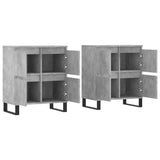 Sideboards 2 pcs Concrete Grey Engineered Wood 3190185