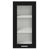 Hanging Cabinet Black Oak 40 x 31 x 80 cm Engineered Wood 884300