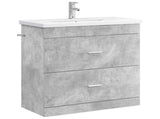 Bathroom Furniture Set Concrete Grey 81 x 40 x 84.5 cm 3404377