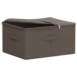 Storage Box 6 pcs Grey 43 x 34 x 23 cm Non-woven fabric 42024624