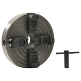 4 Jaw Wood Chuck with M33 Connection Steel Black 150x63 mm 147832