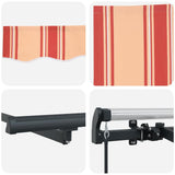 Retractable Awning Manual Yellow 350 x 200 cm Fabric 3329688